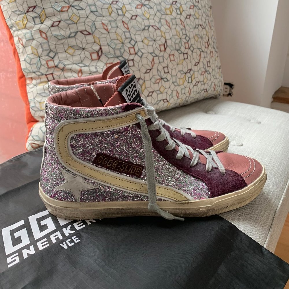 Golden Goose Slide high top sneakers